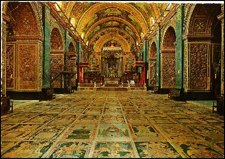 /images/imgs/europe/malta/valletta-0009.jpg - Interior of St. John's Co-Cathedral, Valletta