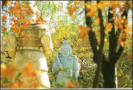 /images/imgs/asia/china/ming-tombs-0001.jpg - Stone figure in Ming Tombs