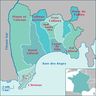 Quartieri di Nizza