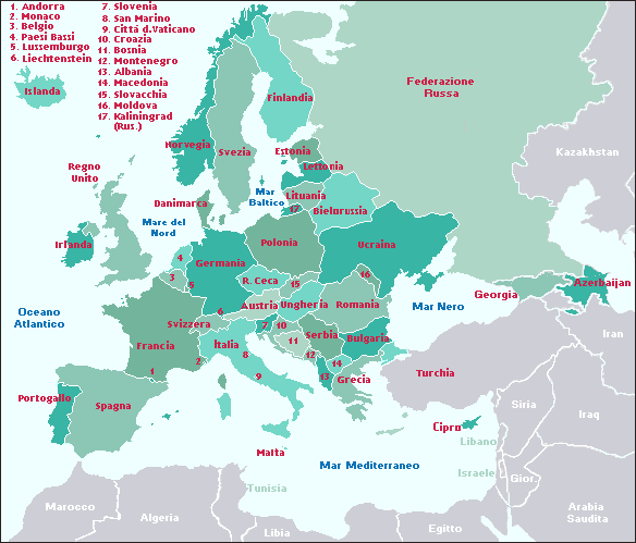 European countries